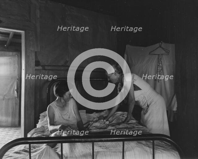 Grandmother, mother, and new born baby of a sharecropper family near Cleveland, Mississippi, 1937. Creator: Dorothea Lange.