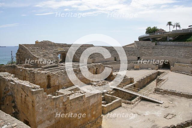 Roman Amphitheatre, Tarragona, Catalonia, Spain, 2008. Creator: LTL.