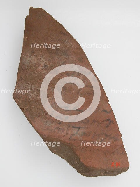 Ostrakon, Coptic, 4th-7th century. Creator: Unknown.