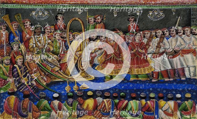 Dancing Girls at a Court, c1850. Creator: Unknown.