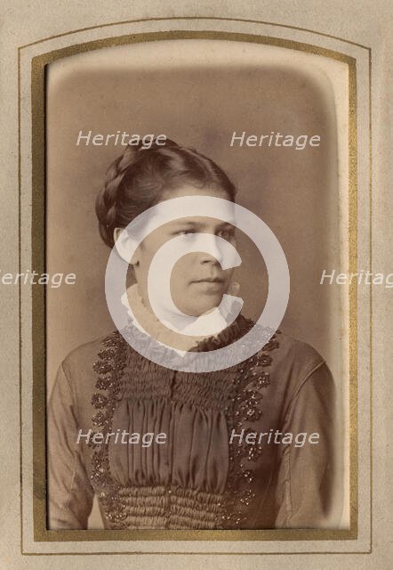Young woman, late 19th cent - early 20th cent. Creator: Unknown.