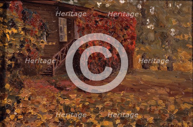 A deserted country house, 1909. Artist: Bakhtin, Konstantin Nikolayevich (1873-after 1928)