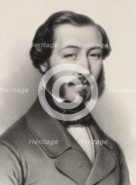 Portrait of the composer Frédéric Brisson (1821-1900), 1860.