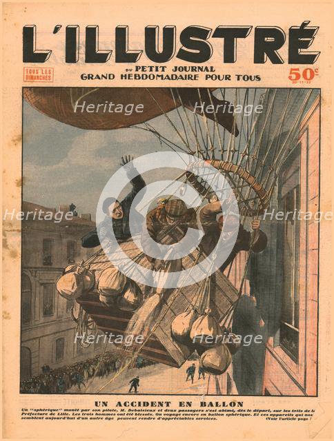 A ballooning accident, 1932. Creator: Unknown.