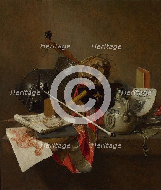 Vanitas Still Life, 1648. Artist: Treck, Jan Jansz. (1605-1652)