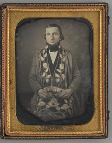 Untitled (Portrait of a Seated Man), 1852. Creator: Unknown.