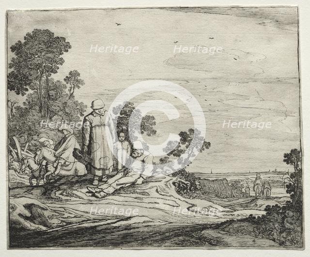 Landscape with Peasants, 1626. Creator: Pieter Molyn (Dutch, 1595-1661).