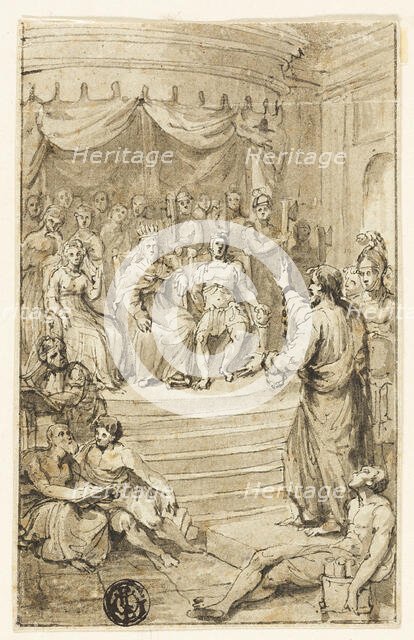 Paul Before Festus and Agrippa, n.d. Creator: Charles Reuben Ryley.