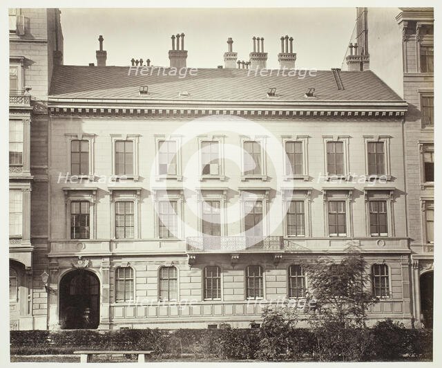 Türkenstraße No. 15, Wohnhaus des Grafen von Wimpfen, 1860s. Creator: Unknown.