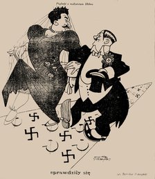 Rumors about Hitler's marriage have proven to be true, 1939. Creator: Dobrzynski, Stanislaw (1897-1949).