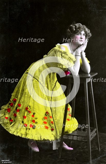 Gabrielle Ray (1883-1973), English actress, early 20th century.Artist: Foulsham and Banfield