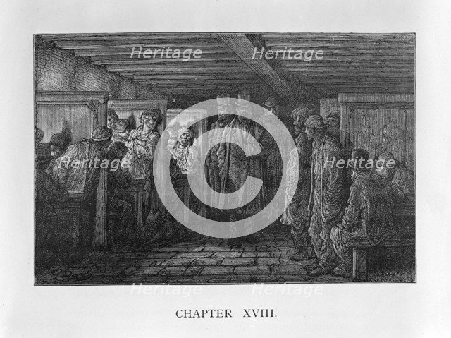 'A Whitechapel Coffee House', 1872. Artist: Adolphe François Pannemaker