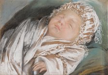 The Little Eugène de Montesquiou-Fézensac Asleep, 1783. Creator: Vigée Le Brun, Louise Élisabeth (1755-1842).