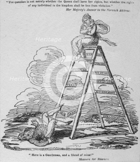 'Here is a Gentlemen, and a friend of mine!', c1820. Creator: George Cruikshank.