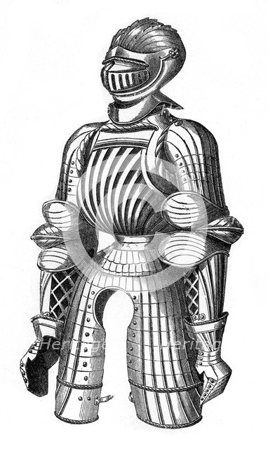 Convex armour said to be that of Maximilian, 15th century, (1870). Artist: Unknown