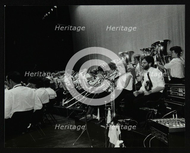 The Hatfield Concert Band in concert at the Forum Theatre, Hatfield, Hertfordshire, April 1985. Artist: Denis Williams