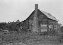 Negro sharecropper house, Person County, North Carolina, 1939. Creator: Dorothea Lange.