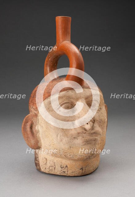 Portrait Vessel of a Figure, 100 B.C./A.D. 500. Creator: Unknown.