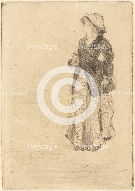 The Actress Ellen Andrée, 1879. Creator: Edgar Degas.