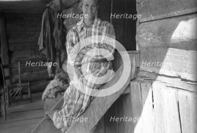 Delie Hughes, Cave River, Burnsville, Yancey County, North Carolina, USA, 1916-1918. Artist: Cecil Sharp