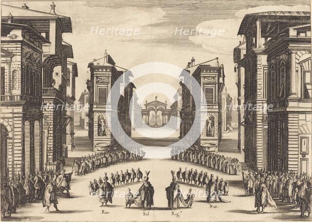 Solimano, Act II, 1620. Creator: Jacques Callot.