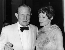 British actor Trevor Howard and his wife Helen Cherry, 1967. Artist: Unknown