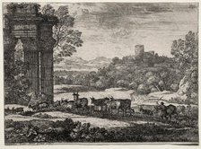 The Herd Returning in Stormy Weather, 1651. Creator: Claude Lorrain (French, 1604-1682).