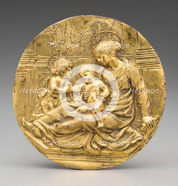 Madonna and Child and St. John in a Courtyard, c.between 1620 and 1650. Creator: Unknown.