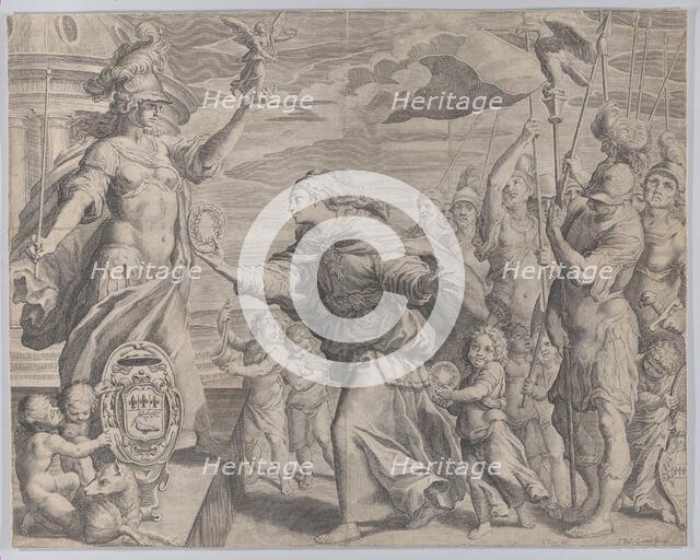 Allegory relating to the Pamphili family, ca. 1610-62. Creator: Johann Friedrich Greuter.