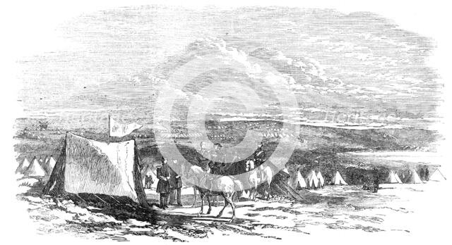 Camp of General Sir De Lacy Evans, upon the Heights of Sebastopol, 1854. Creator: Unknown.
