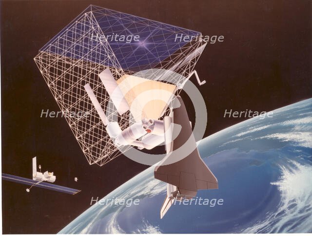 Roof Space Station Concept, 1984. Creator: NASA.