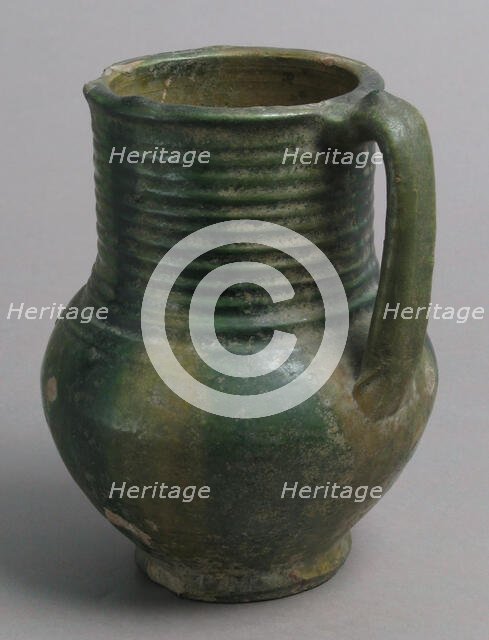 Jug, French, 13th-14th century. Creator: Unknown.