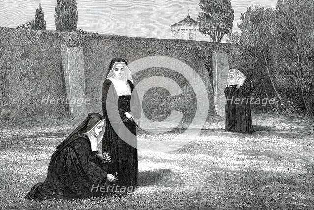 "Easter" by Edwin Bale, from the exhibition at the Dudley Gallery, 1876. Creator: Unknown.