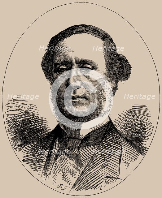 Portrait of the composer William Sterndale Bennett (1816-1875). Creator: Anonymous.
