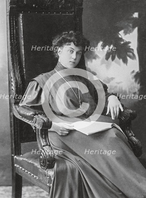 Alexandra Mikhailovna Kollontai (1872-1952), 1910s. Artist: Anonymous  
