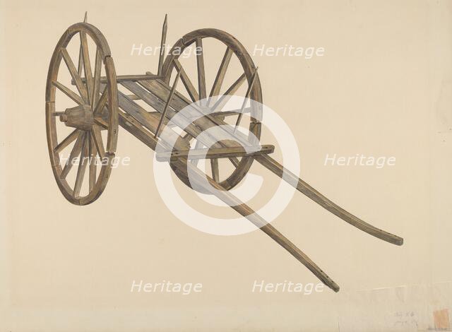 Ox Cart, 1935/1942. Creator: Wilbur M Rice.