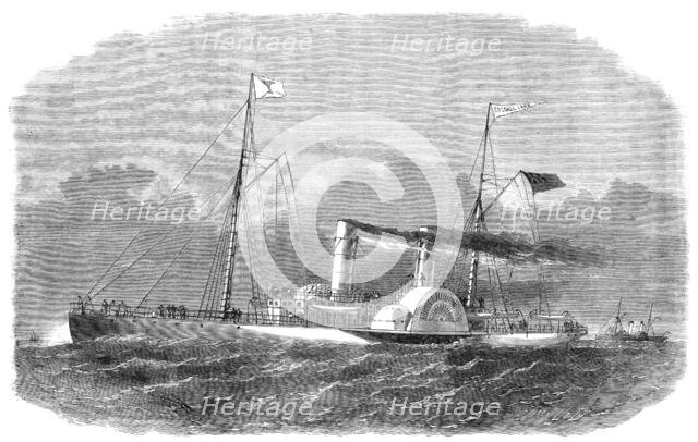 The Colonel Lamb blockade-runner, built at Liverpool, 1864. Creator: Smyth.