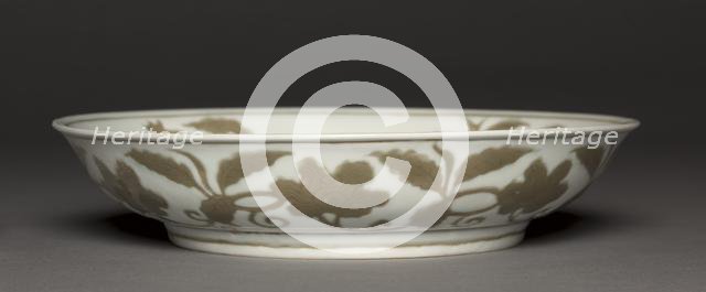 Dish with Flowers and Fruit, 1488-1505. Creator: Unknown.