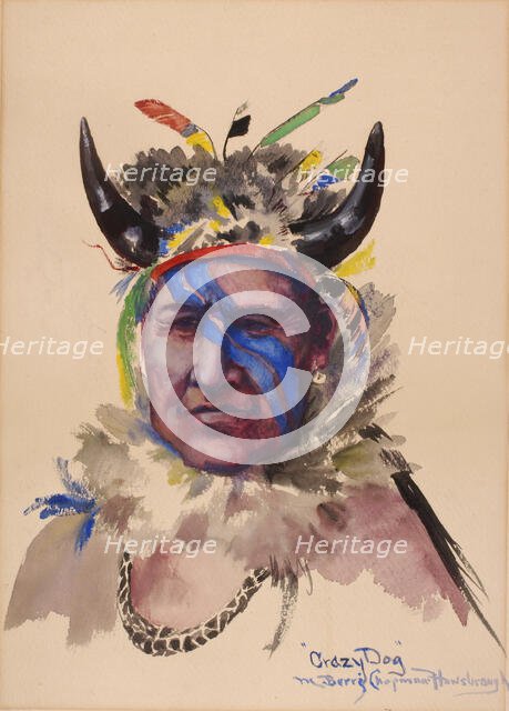 Crazy Dog, late 19th-early 20th century. Creator: Mary Berri Chapman Hansbrough.