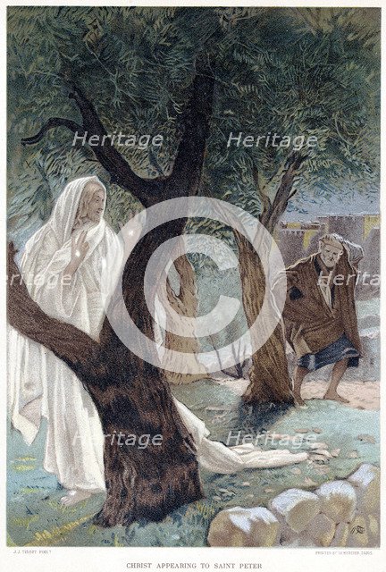 Christ appearing to St Peter, c1890. Artist: James Tissot