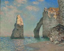 The Cliff at Etrétat, 1885. Creator: Monet, Claude (1840-1926).