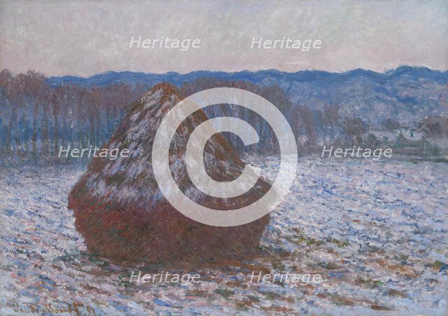 Stack of Wheat, 1890/91. Creator: Claude Monet.