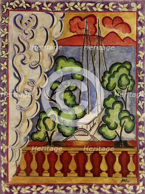 Papeete - Tahiti (Window in Tahiti), 1935. Creator: Matisse, Henri (1869-1954).