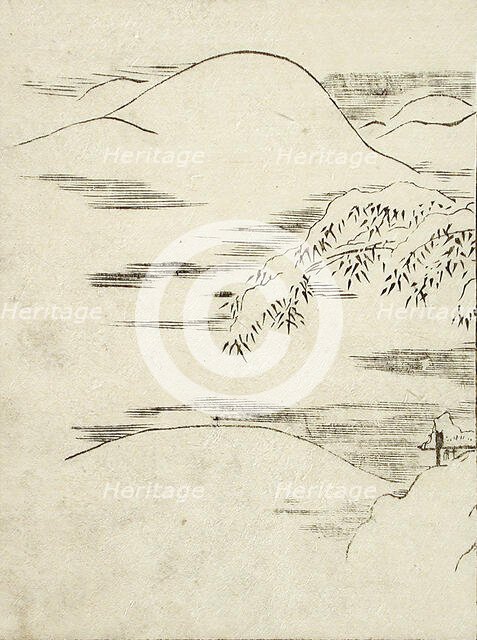 Snow Landscape, c1740. Creator: Tachibana Morikuni.