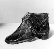 Doll's Shoe, England, 1870. Creator: Unknown.