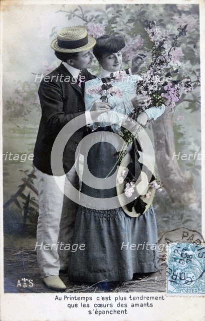 French romantic postcard, c1900. Artist: Unknown