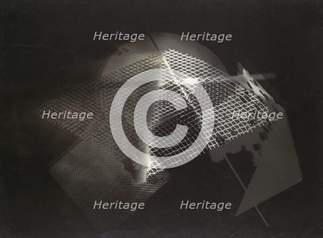 Fotogramm, 1922. Creator: Moholy-Nagy, Laszlo (1895-1946).
