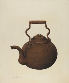 Kettle, 1935/1942. Creator: Joseph Glover.