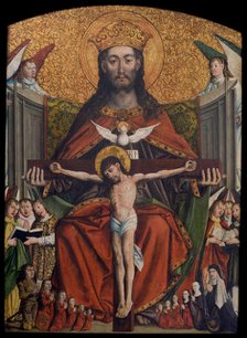 Holy Trinity. Votive painting of Jakub Debinski from the Parish Church of St Margaret in..., c1520. Creator: Unknown.