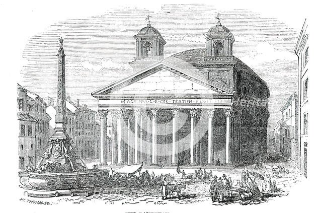 The Pantheon - Rome, 1850. Creator: Unknown.